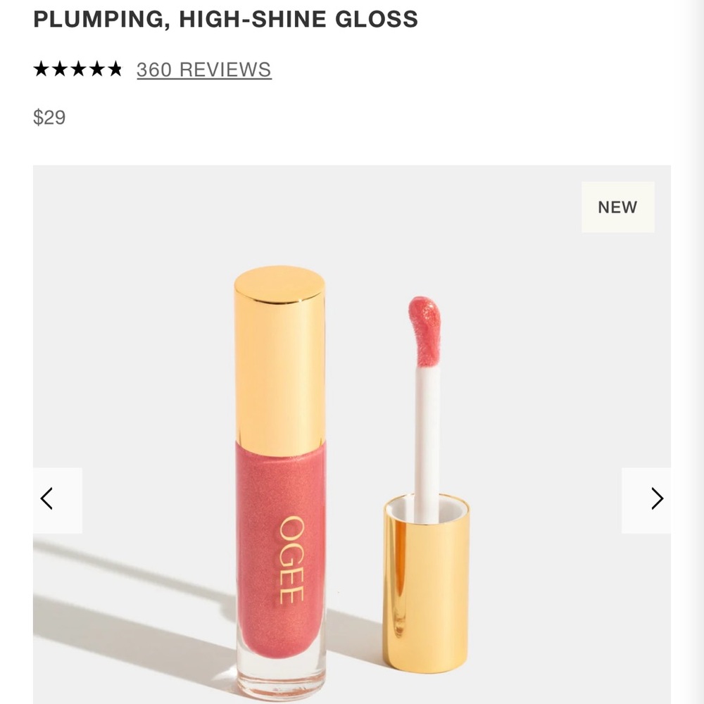 OGEE beyond clean lip Gloss - Poppy
